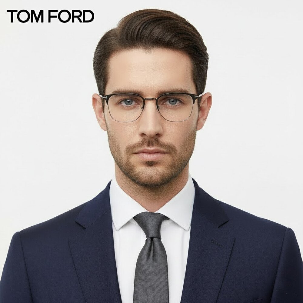 Tom Ford TF5453 Men's Full Rim Optical/Prescription Eyeglasses Frame